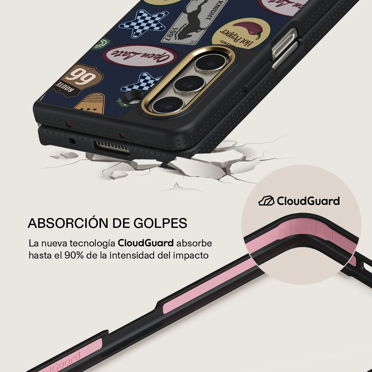 Open Late - Samsung Galaxy Z Fold 5 Funda - Image 3