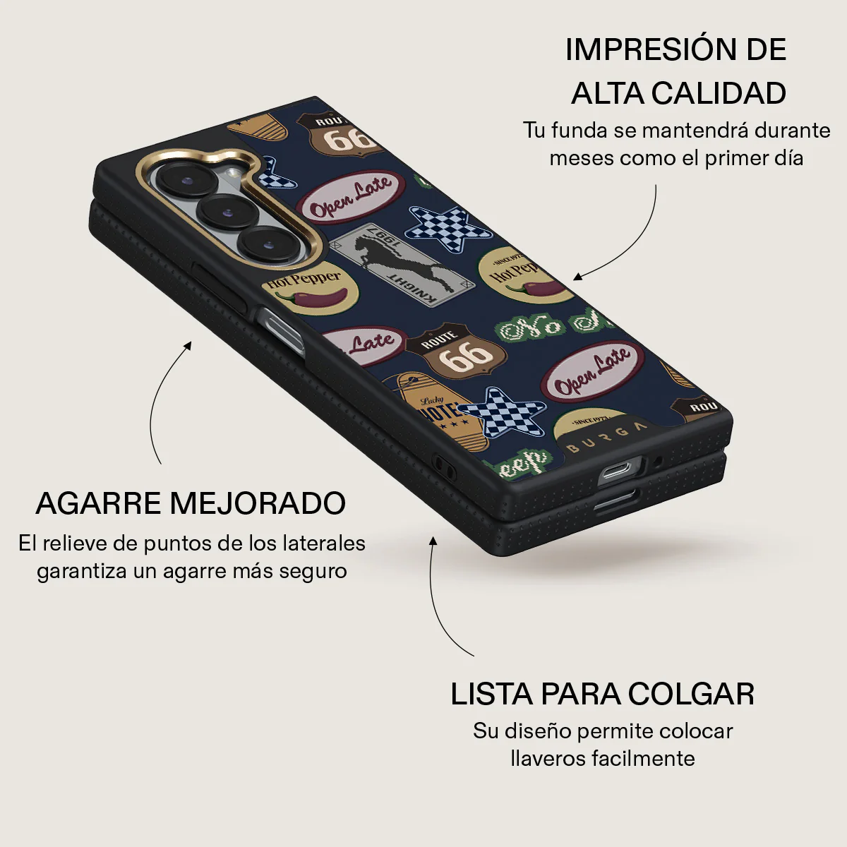 Open Late - Samsung Galaxy Z Fold 6 Funda - Image 5