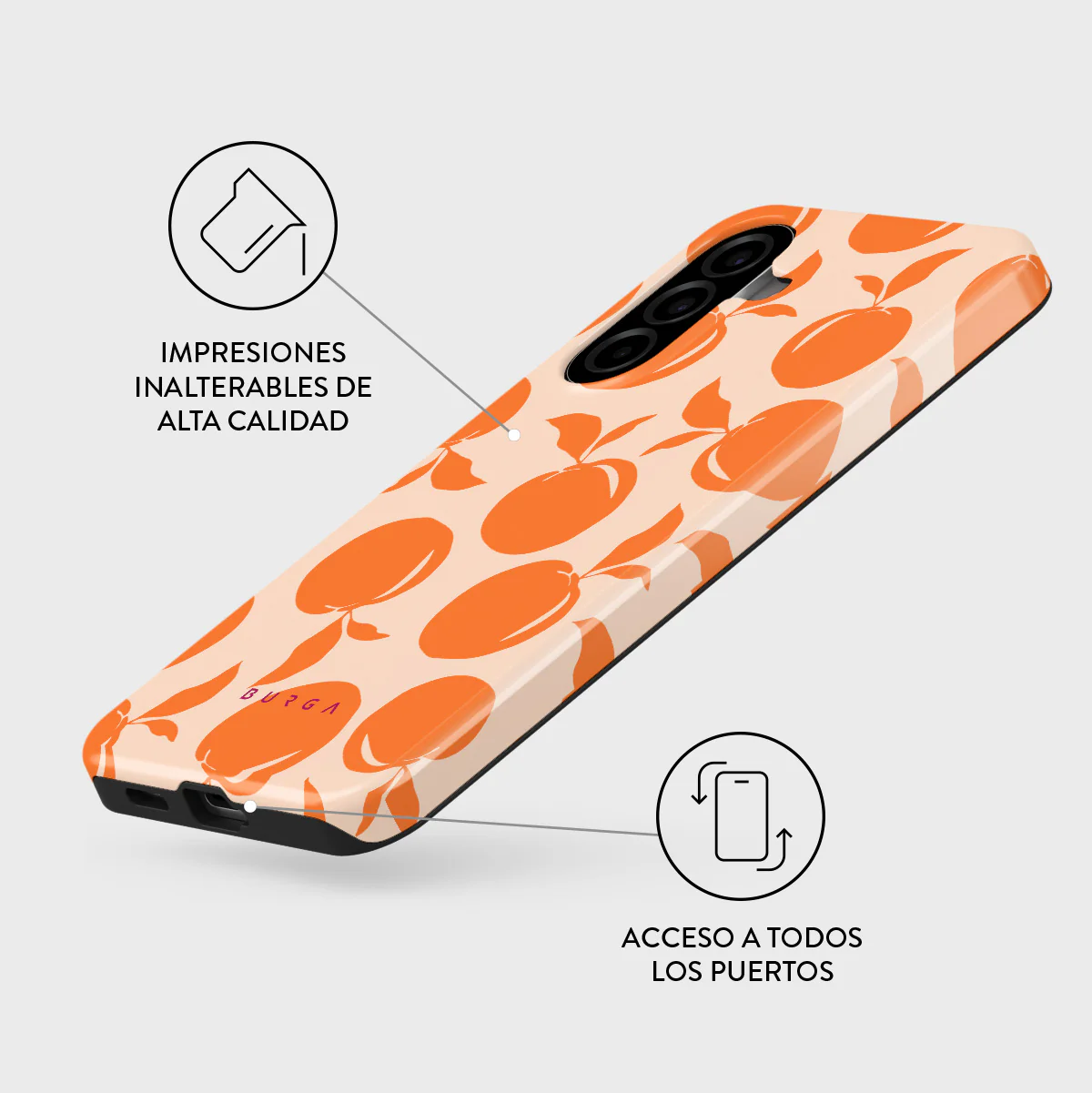 Peach Fuzz - Samsung Galaxy A57 5G Funda - Image 3