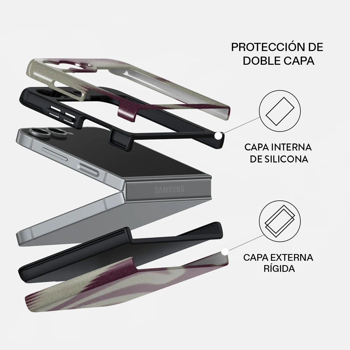Phantom - Samsung Galaxy Z Flip 6 Funda - Image 2