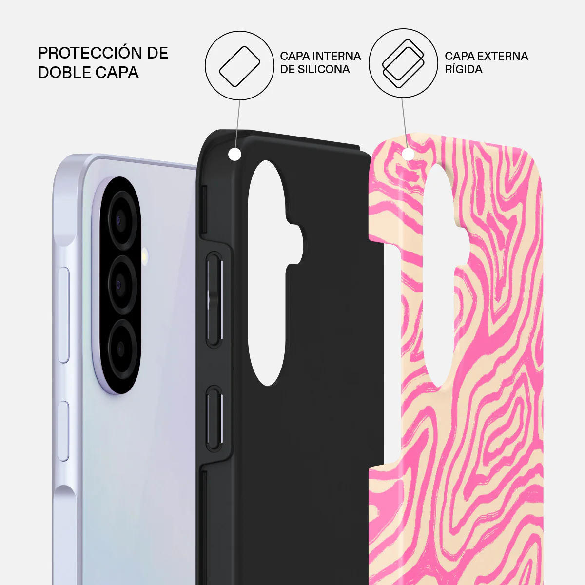 Pink Shores - Samsung Galaxy A37 5G Funda - Image 2