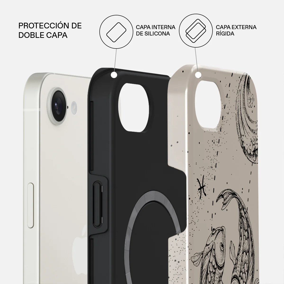 Pisces - iPhone 17e Funda - Image 2
