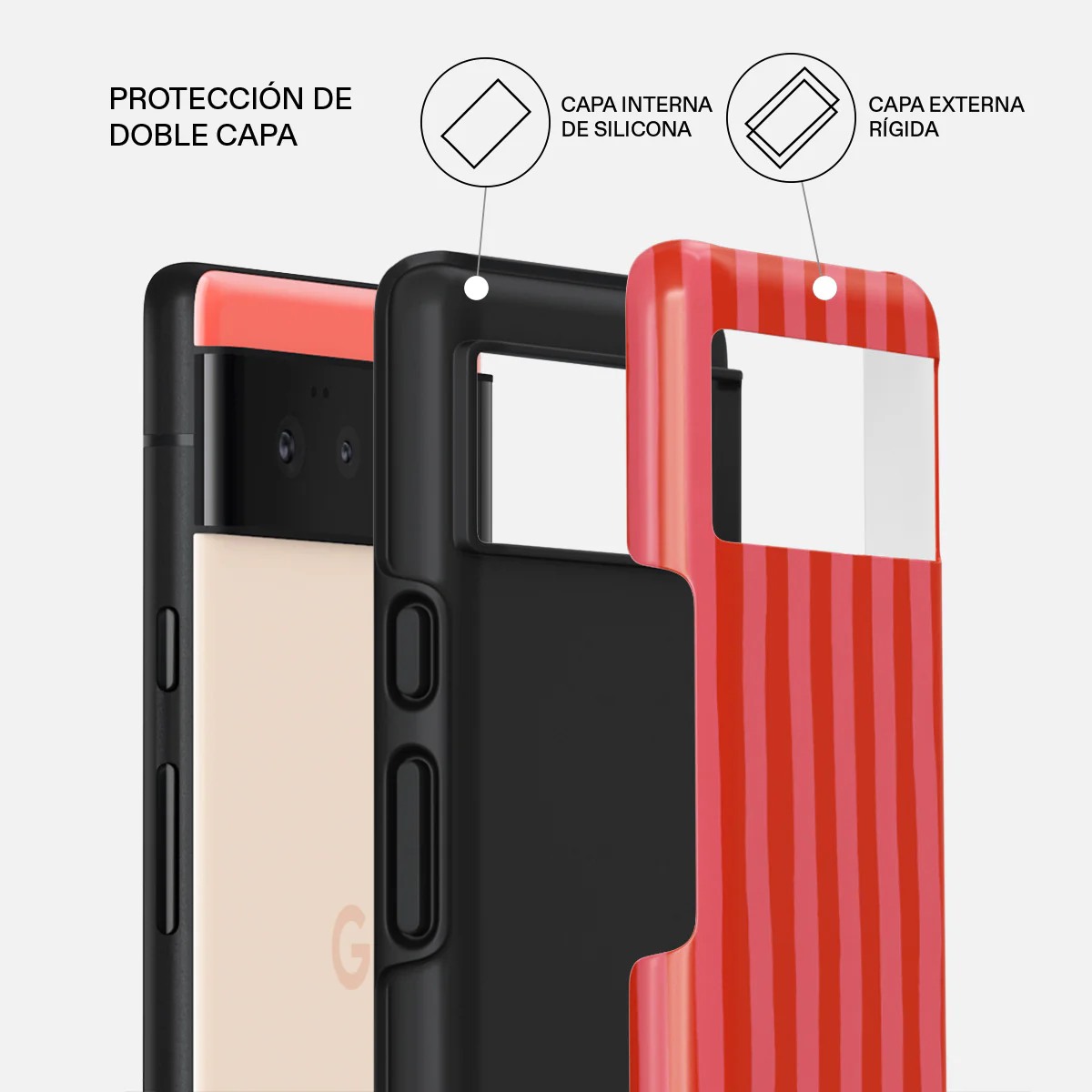 Pomegranate - Google Pixel 6 Funda - Image 2