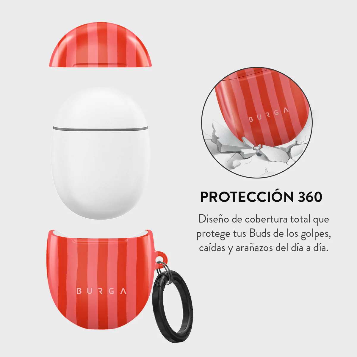 Pomegranate - Google Pixel Buds A Funda - Image 2