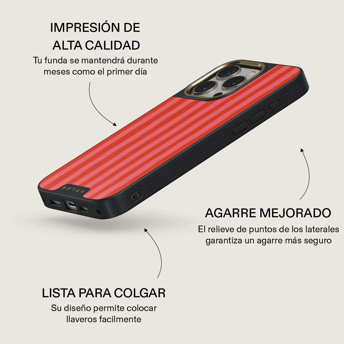 Pomegranate - iPhone 15 Pro Funda - Image 9