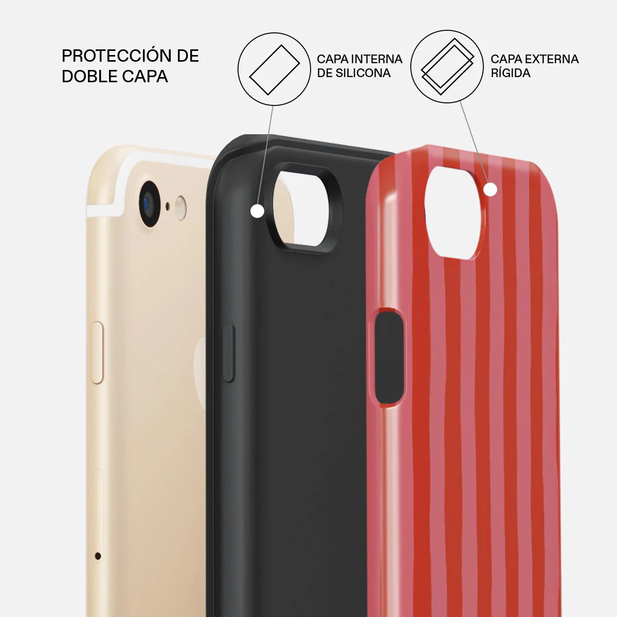 Pomegranate - iPhone SE (2022) Funda - Image 2