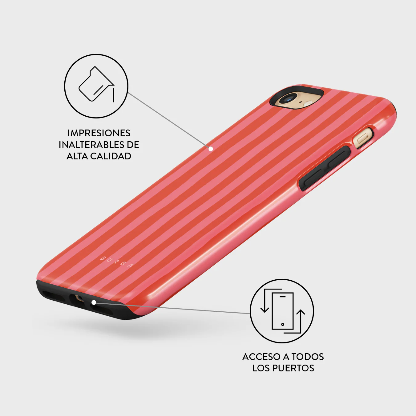 Pomegranate - iPhone SE (2022) Funda - Image 3