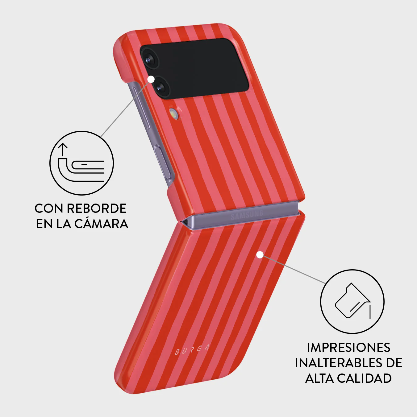 Pomegranate - Samsung Galaxy Z Flip 4 Funda - Image 3