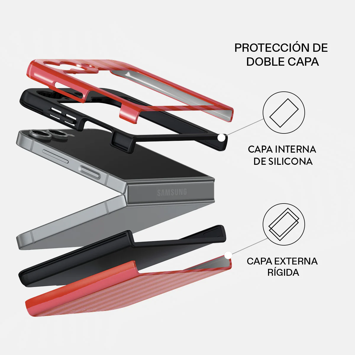 Pomegranate - Samsung Galaxy Z Flip 6 Funda - Image 2