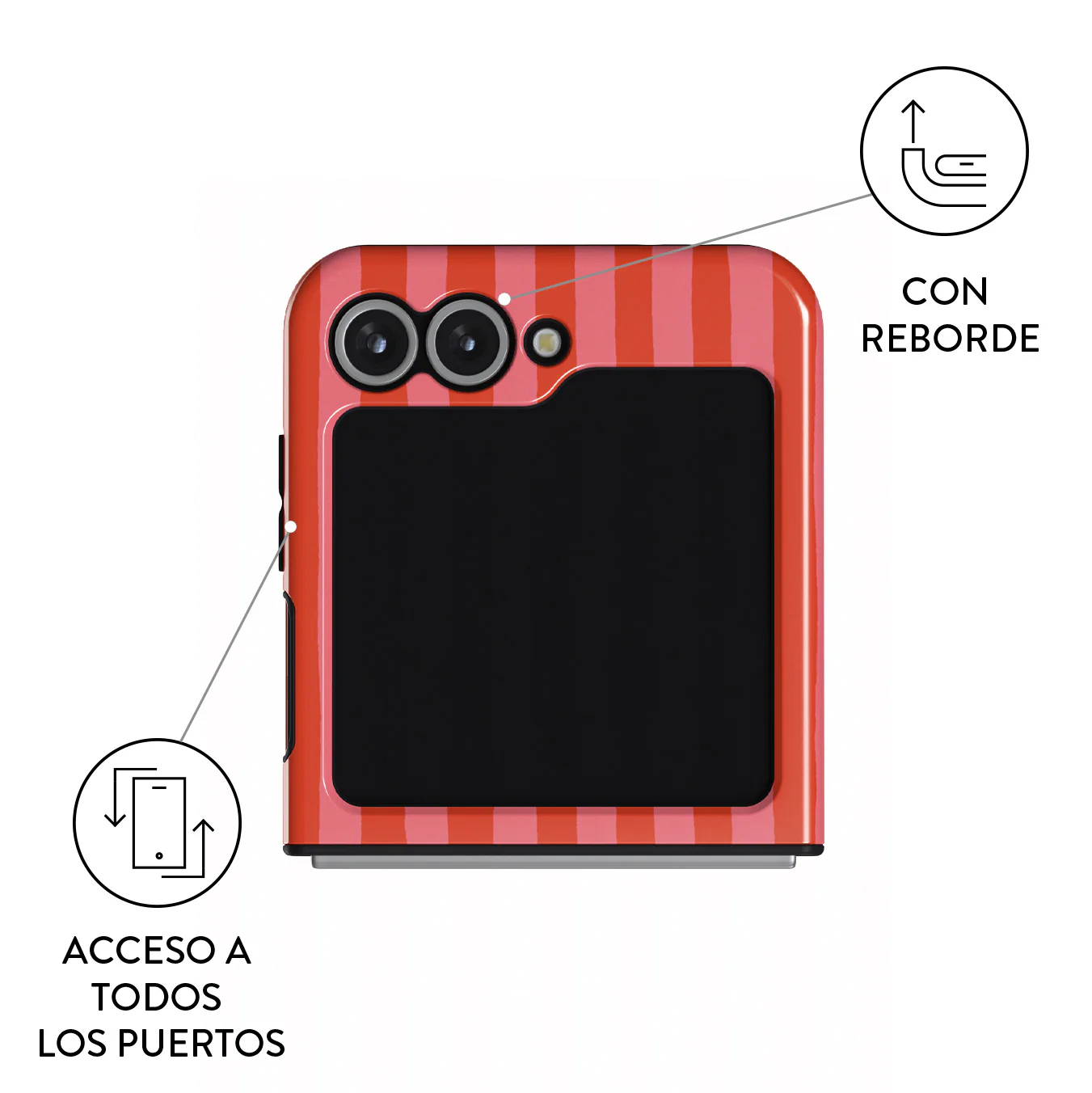 Pomegranate - Samsung Galaxy Z Flip 7 FE Funda - Image 3