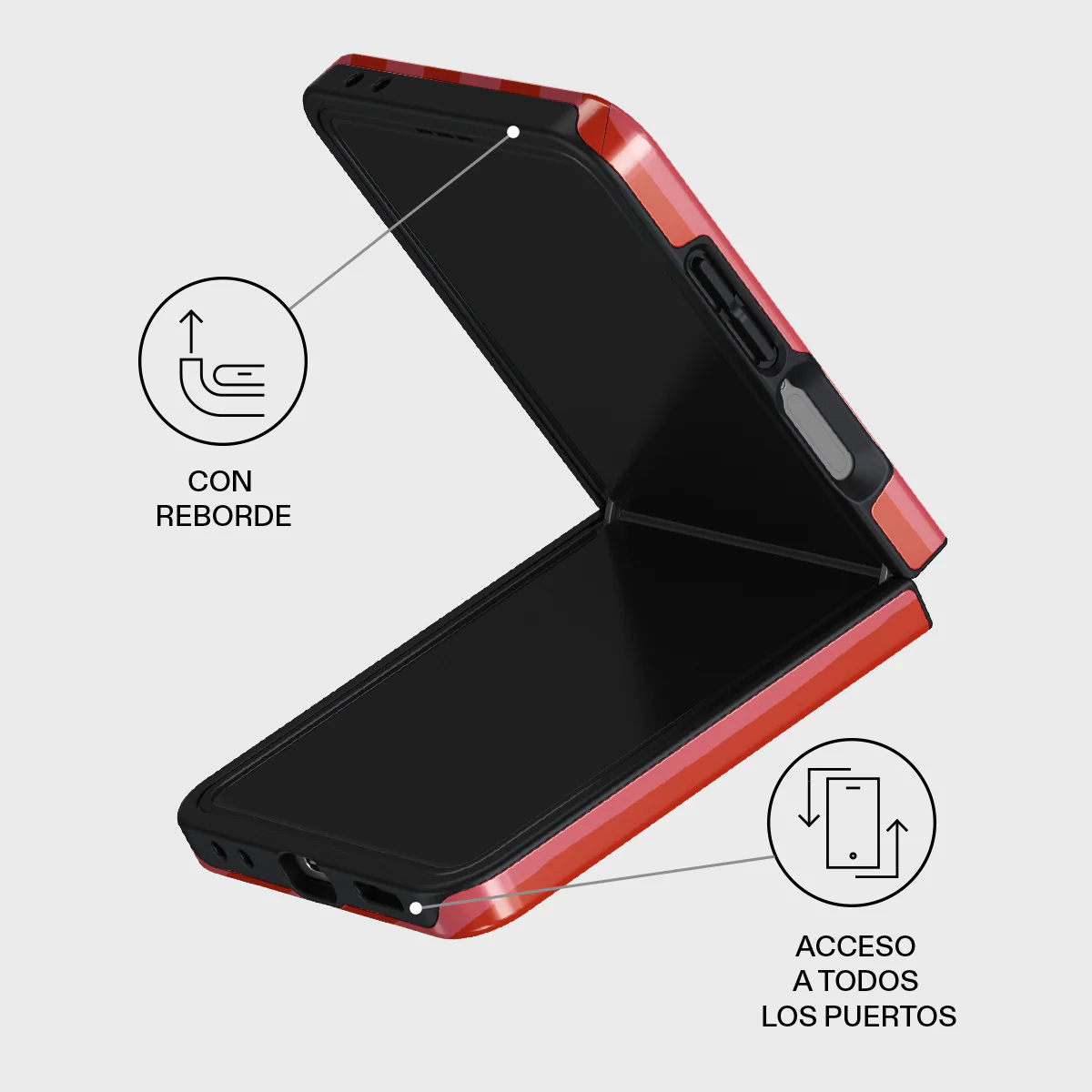 Pomegranate - Samsung Galaxy Z Flip 7 Funda - Image 3