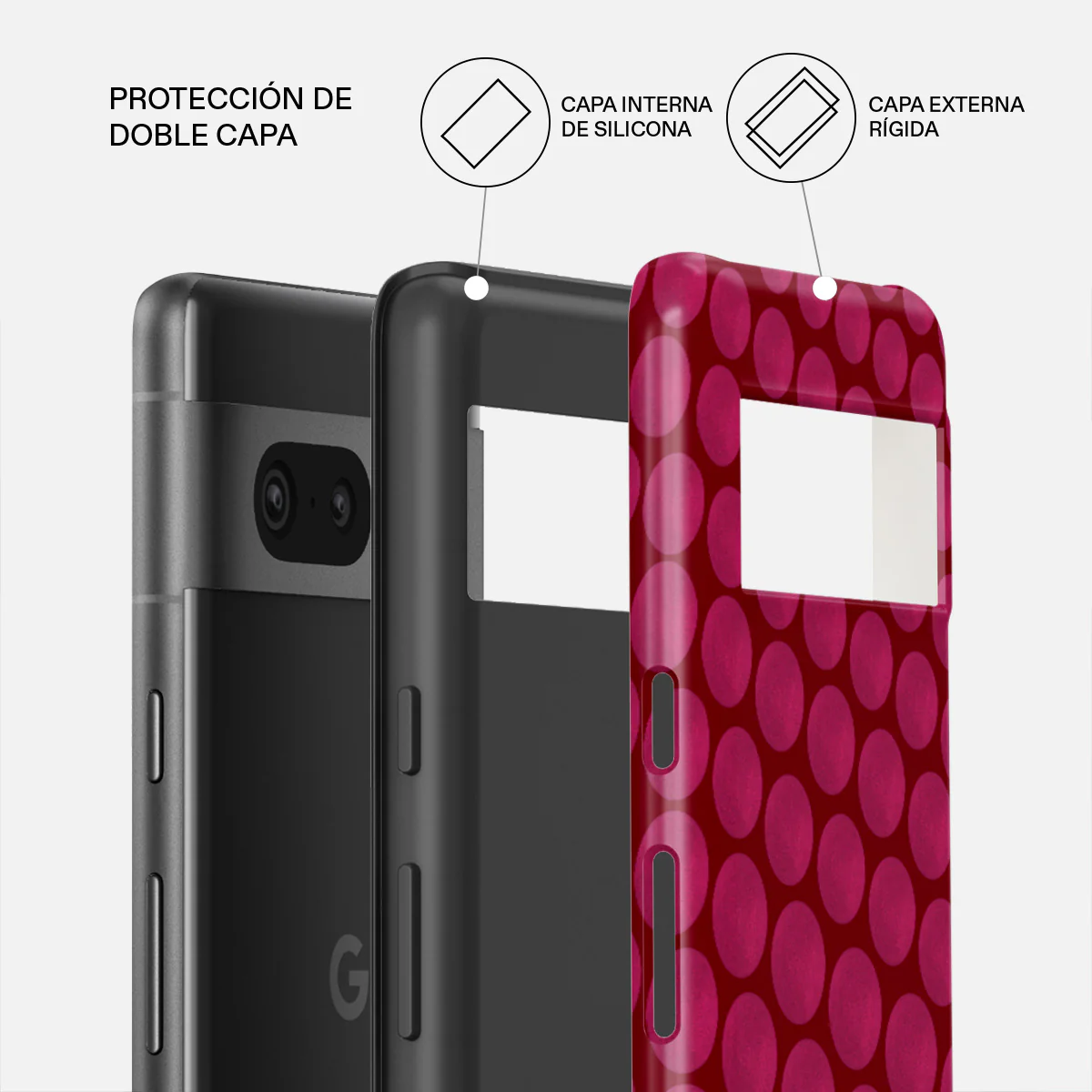 Reset Button - Google Pixel 7a Funda - Image 2
