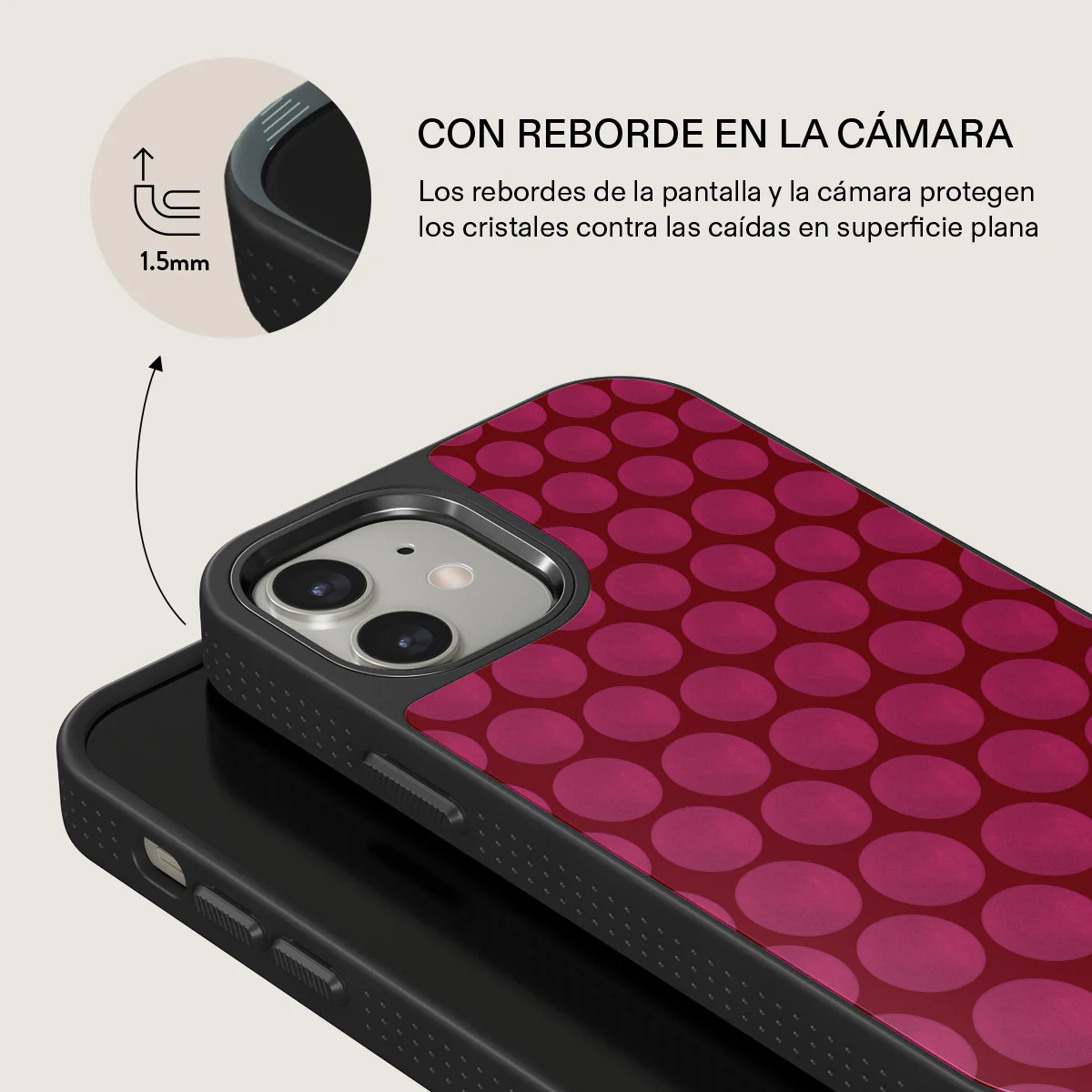 Reset Button - iPhone 12 Funda - Image 15