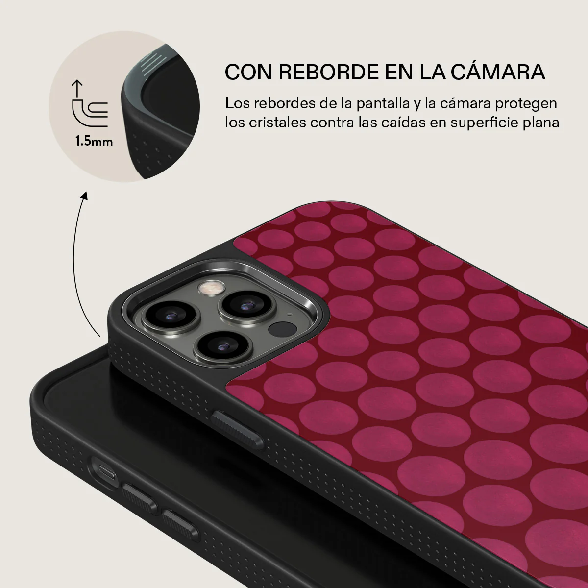 Reset Button - iPhone 12 Pro Max Funda - Image 19