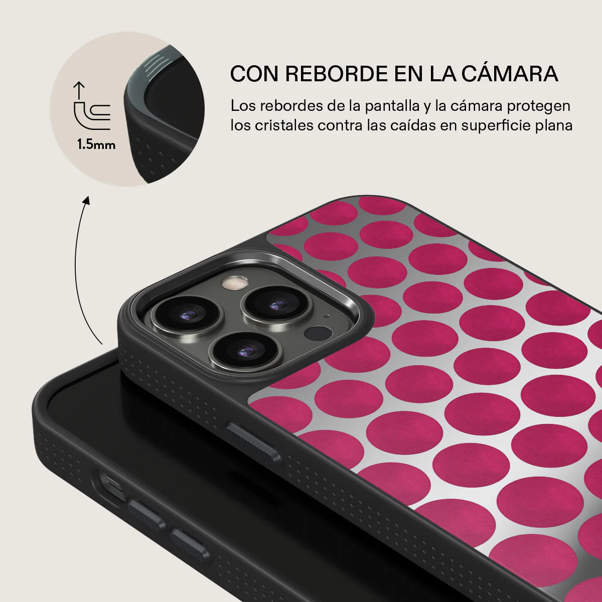 Reset Button - iPhone 13 Pro Funda - Image 38