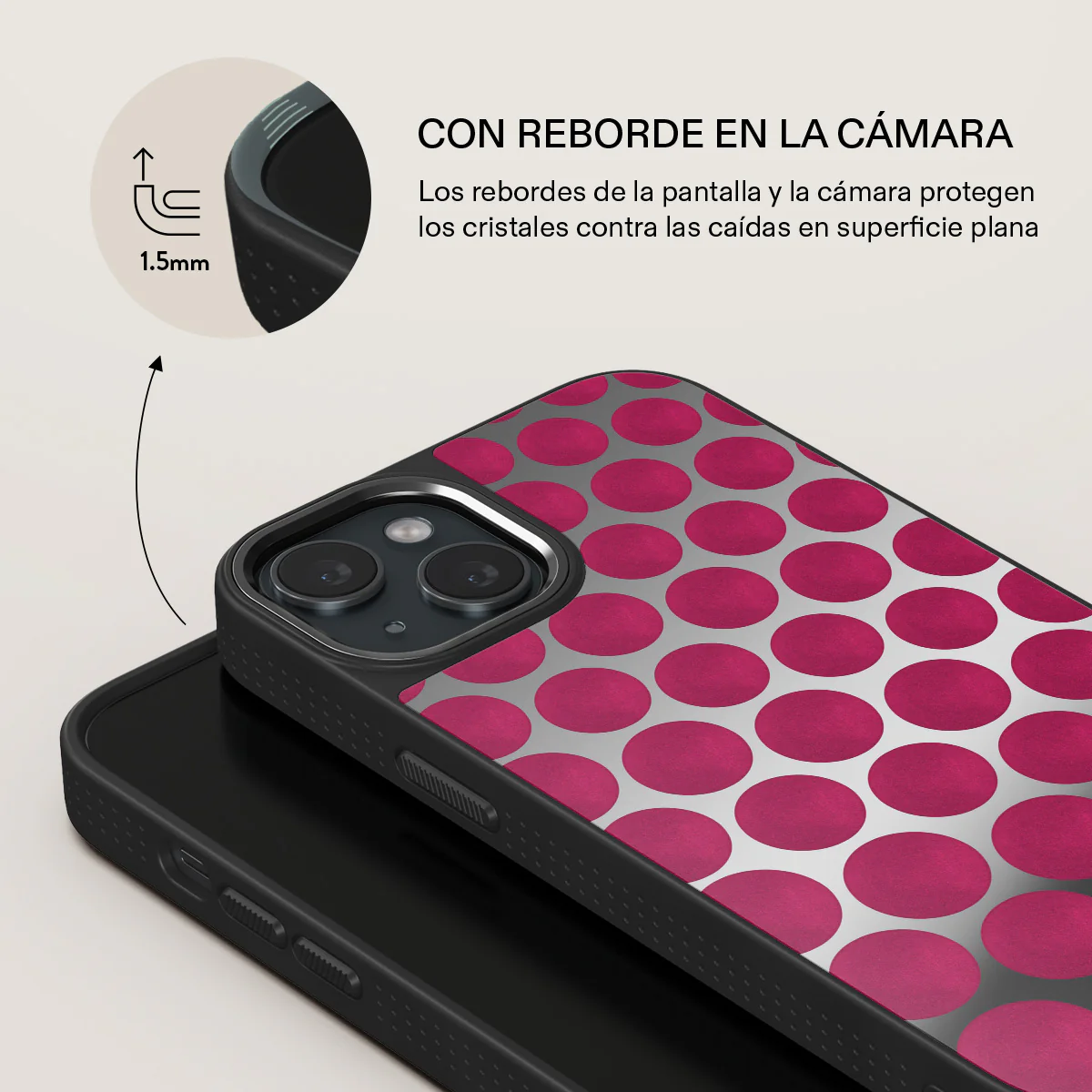 Reset Button - iPhone 15 Funda - Image 38