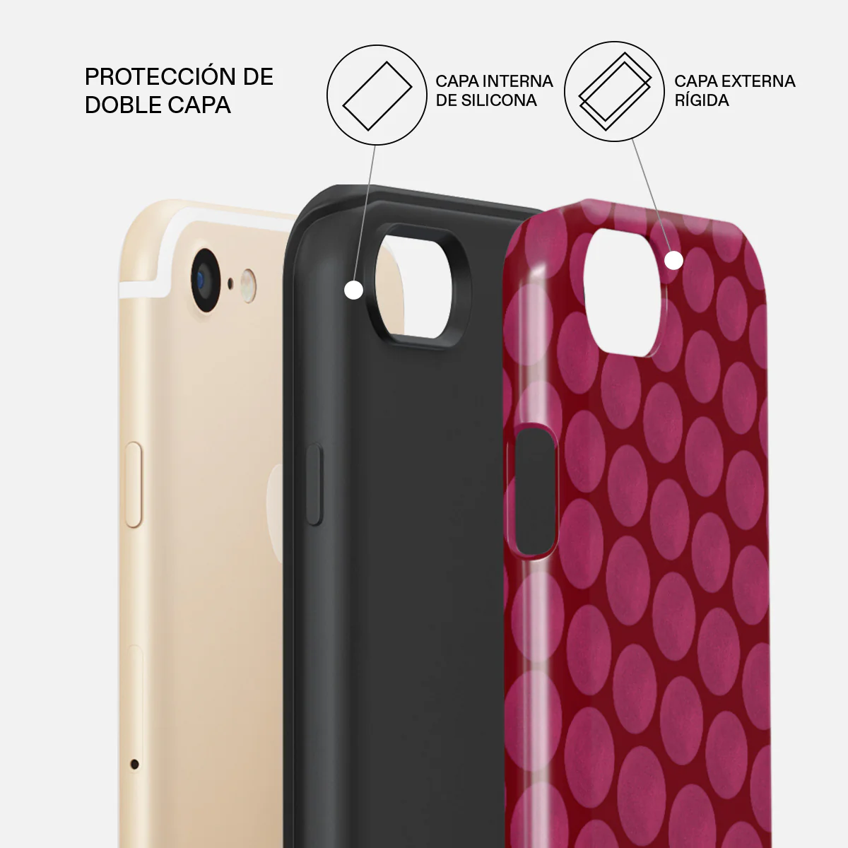 Reset Button - iPhone 7 / iPhone 8 Funda - Image 6