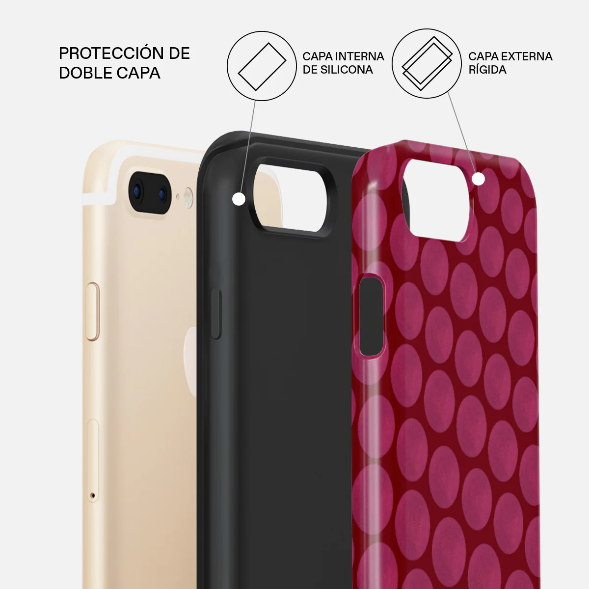 Reset Button - iPhone 7 Plus / 8 Plus Funda - Image 6
