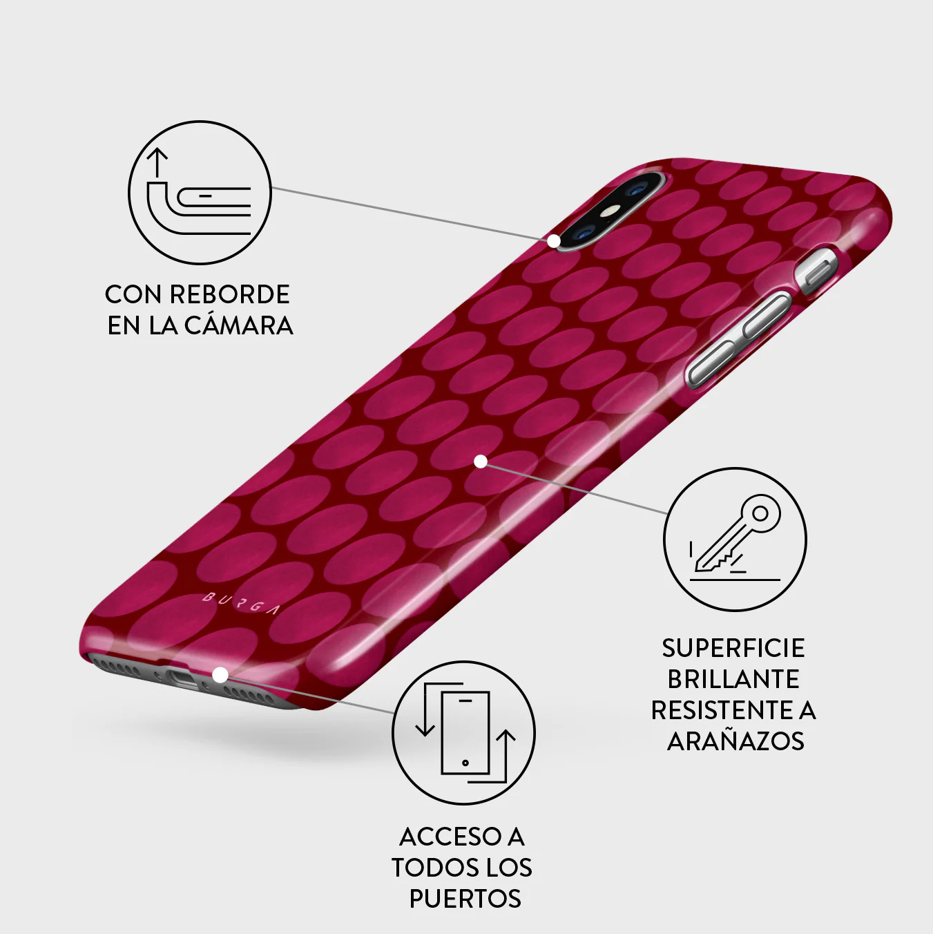Reset Button - iPhone XS Max Funda - Image 3
