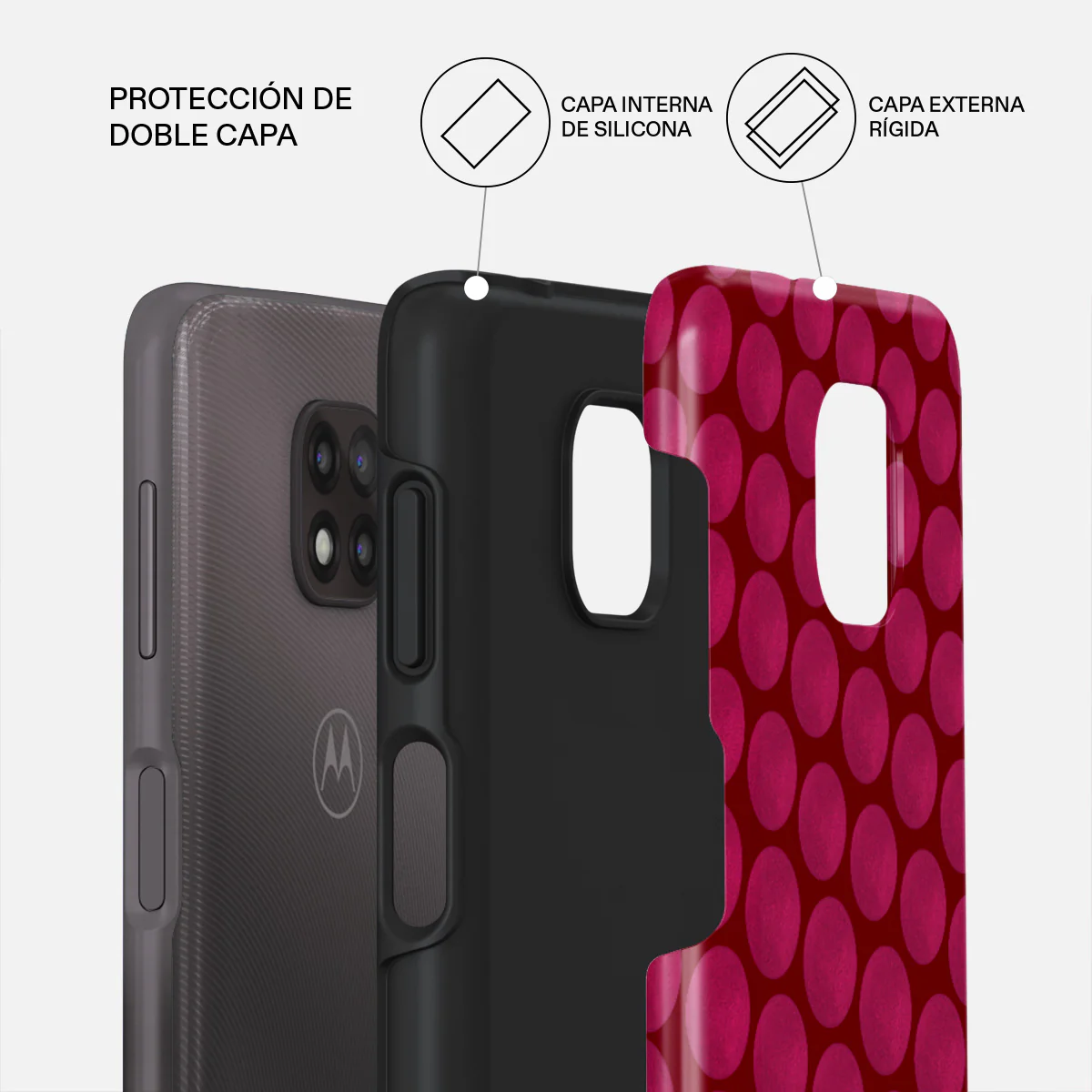 Reset Button - Motorola Moto G Power 2021 Funda - Image 2