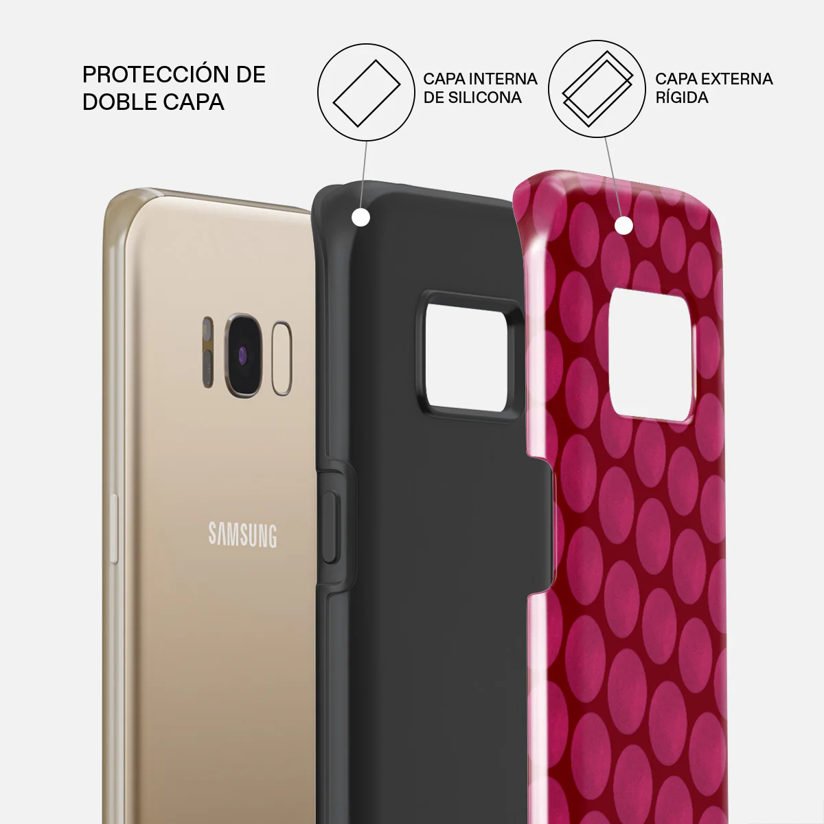 Reset Button - Samsung Galaxy S8 Funda - Image 6