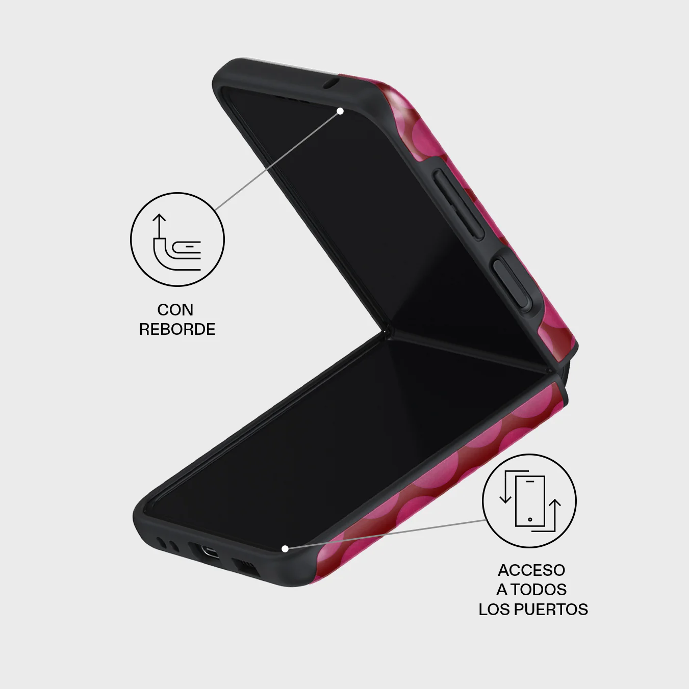 Reset Button - Samsung Galaxy Z Flip 3 Funda - Image 3