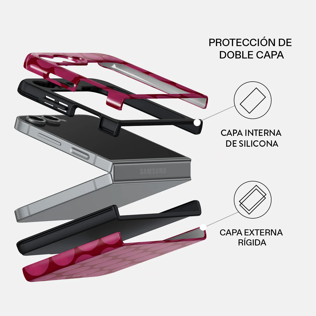Reset Button - Samsung Galaxy Z Flip 6 Funda - Image 2