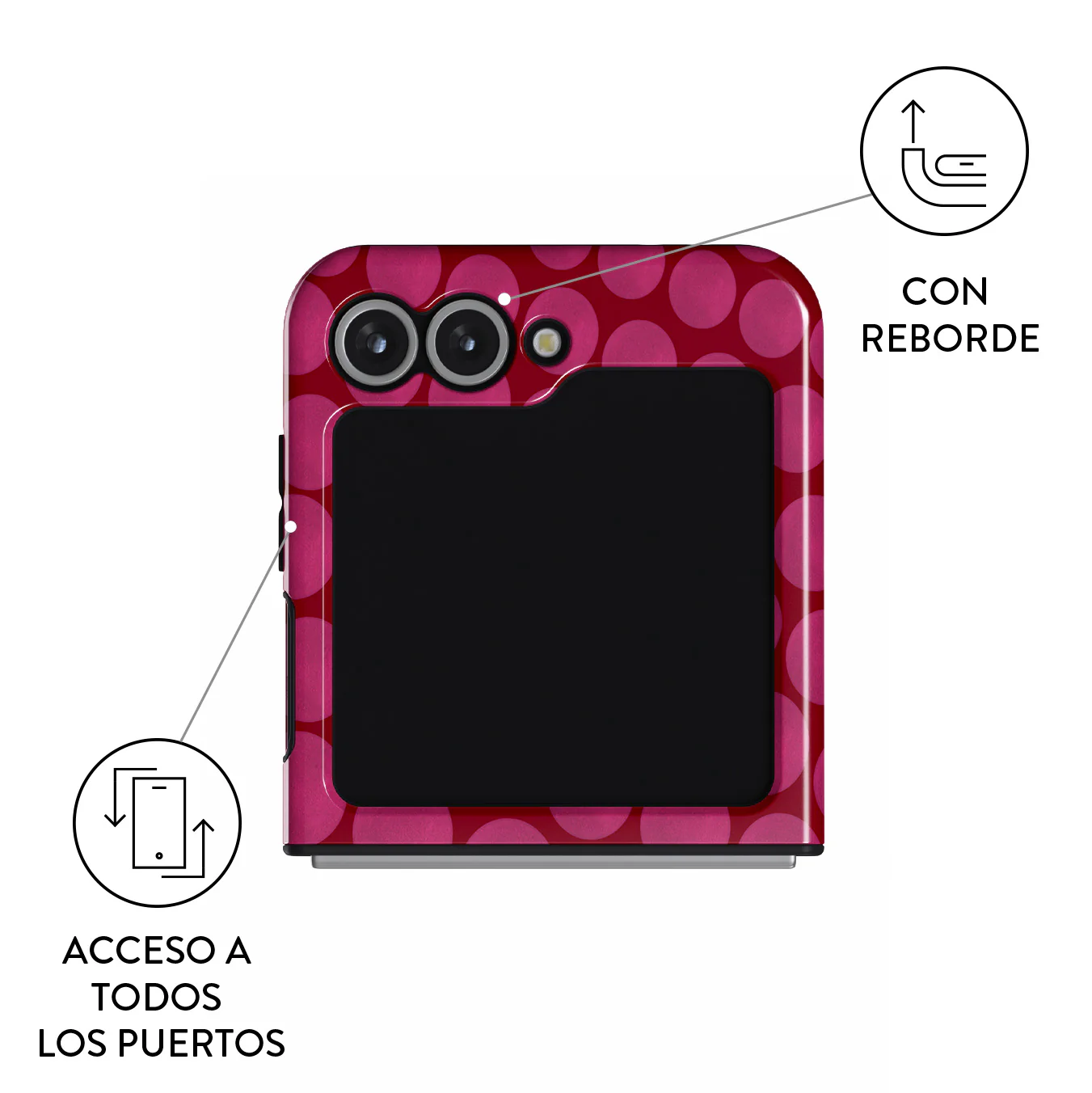 Reset Button - Samsung Galaxy Z Flip 7 FE Funda - Image 3