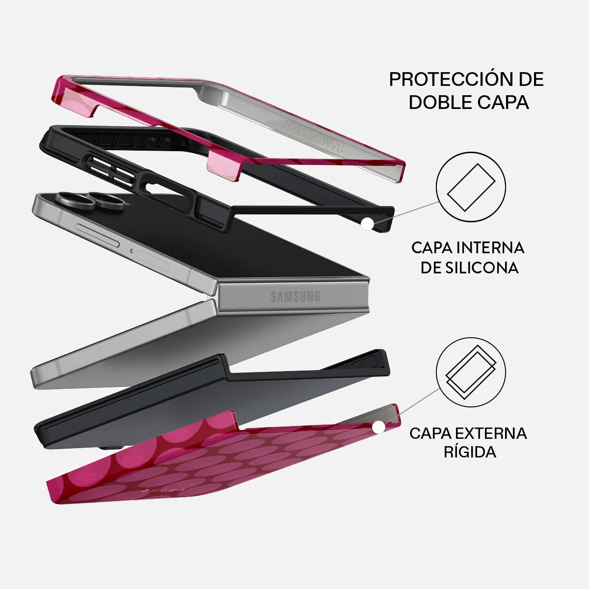 Reset Button - Samsung Galaxy Z Flip 7 Funda - Image 2