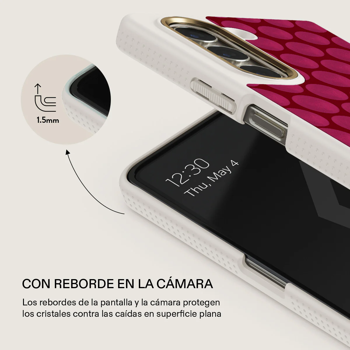 Reset Button - Samsung Galaxy Z Fold 5 Funda - Image 18