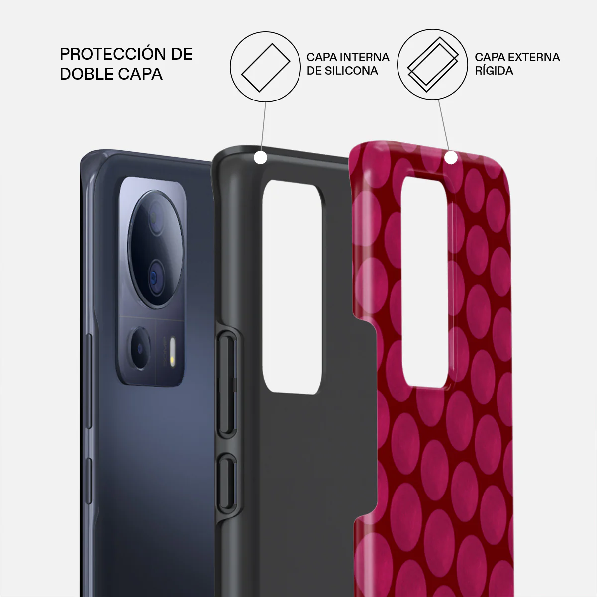 Reset Button - Xiaomi 13 Lite Funda - Image 2