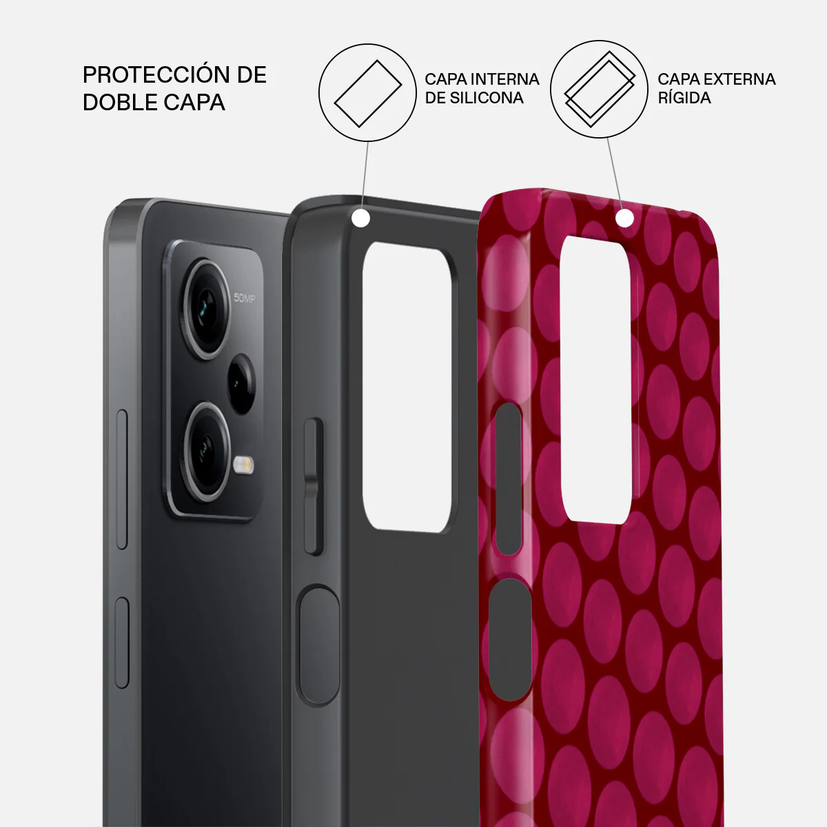 Reset Button - Xiaomi Redmi Note 12 Pro 5G Funda - Image 2