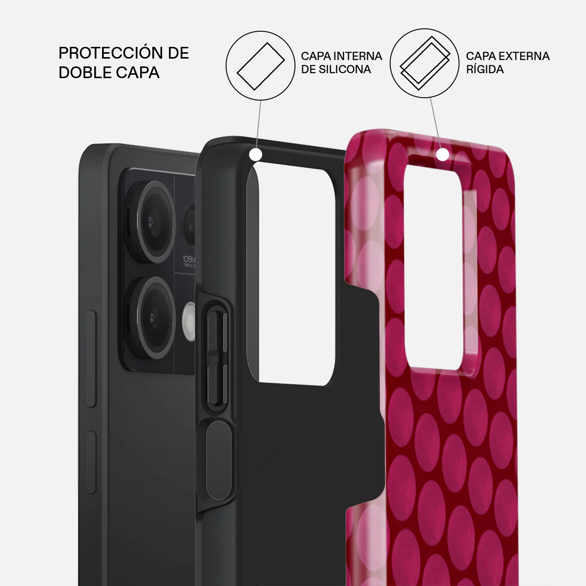 Reset Button - Xiaomi Redmi Note 13 5G Funda - Image 2
