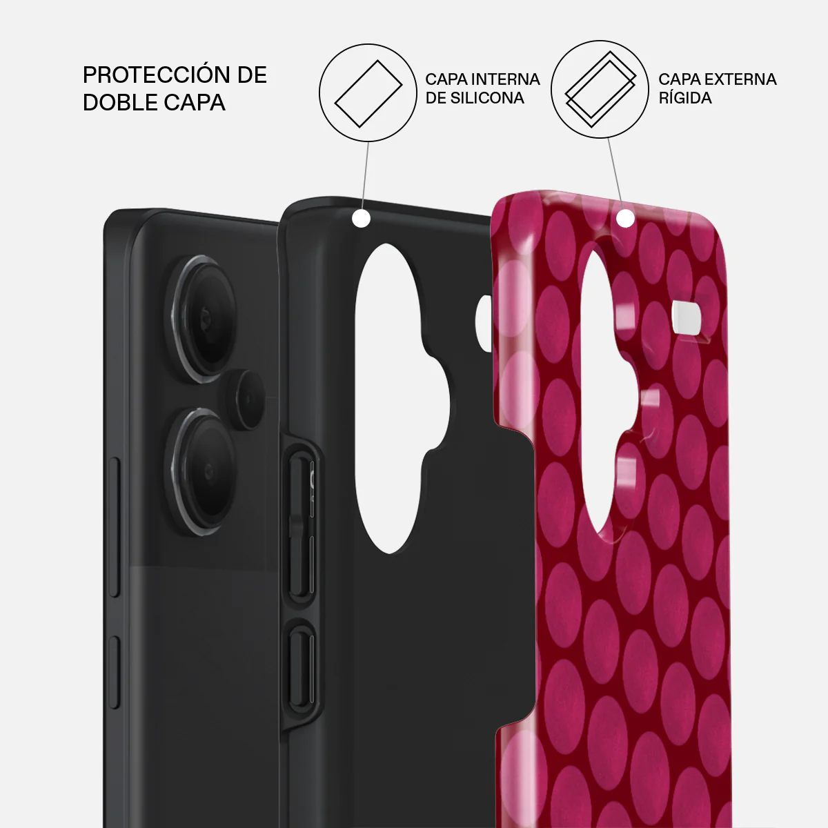 Reset Button - Xiaomi Redmi Note 13 Pro+ 5G Funda - Image 2