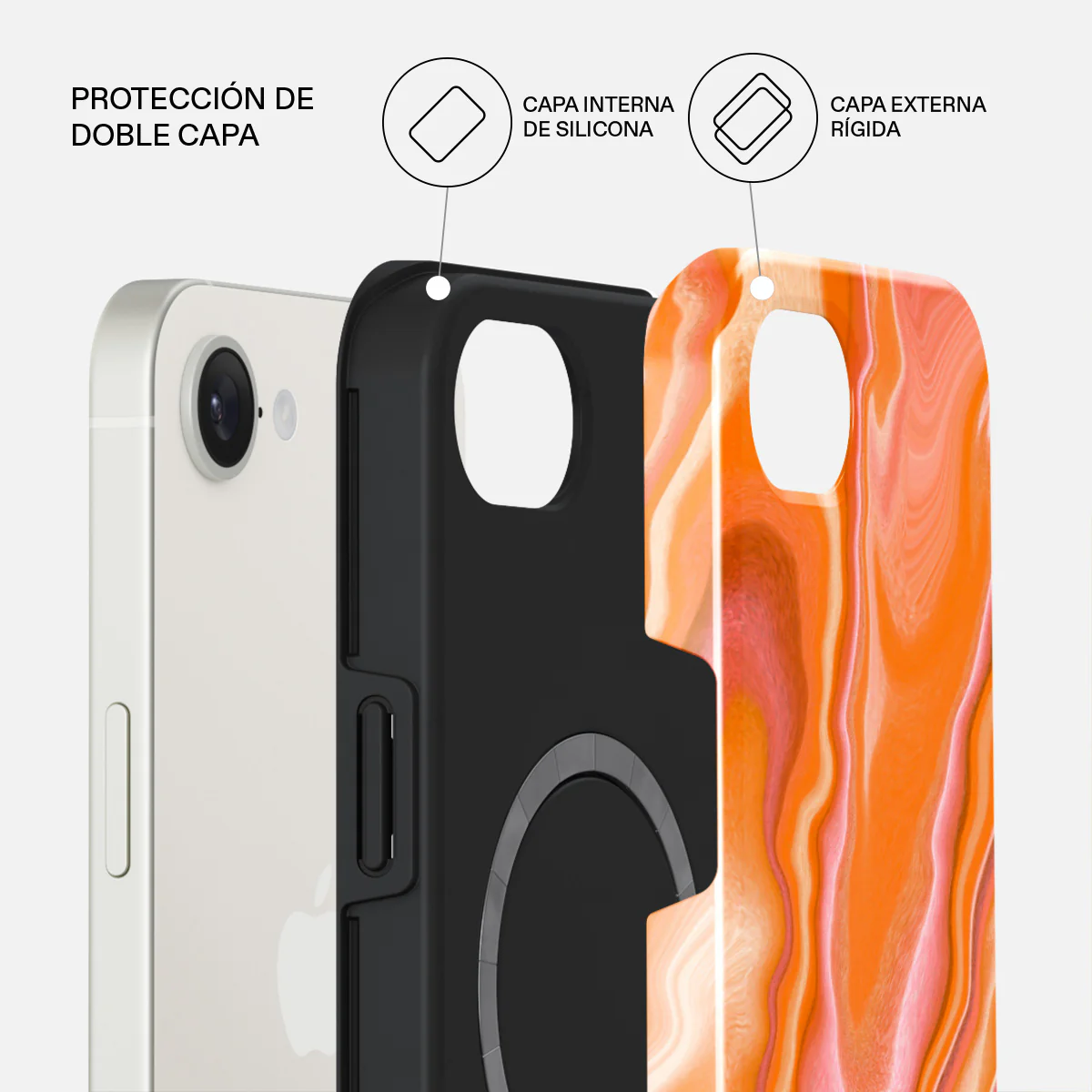Retro Glow - iPhone 17e Funda - Image 2
