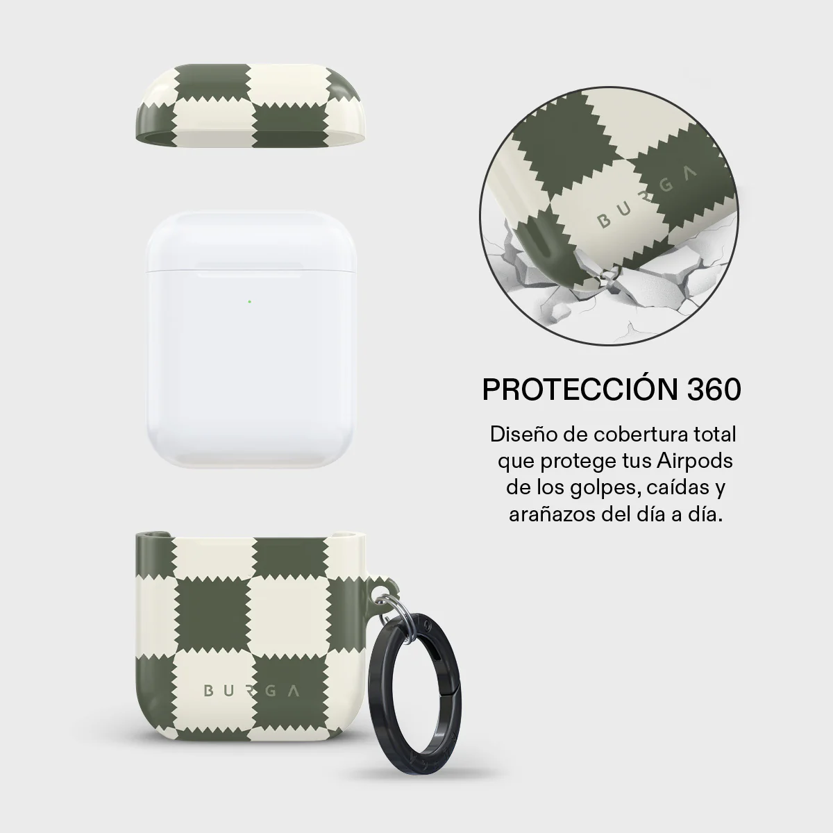 Retro Grid - AirPods Funda - Image 2