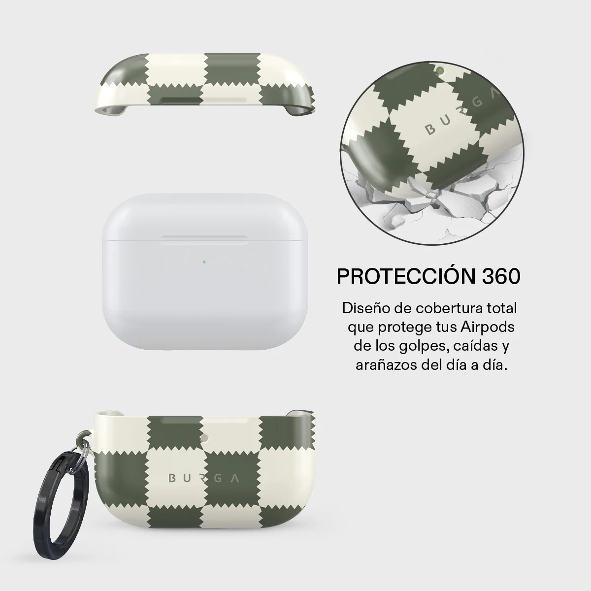 Retro Grid - AirPods Pro 3 Funda - Image 2