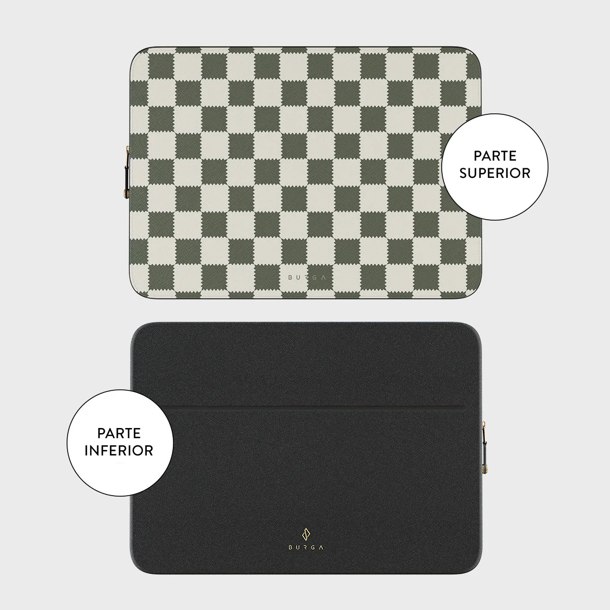 Retro Grid - Funda Portátil - Image 5