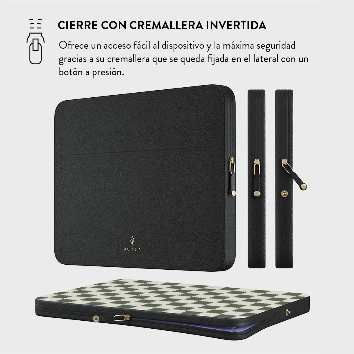 Retro Grid - Funda Portátil - Image 9