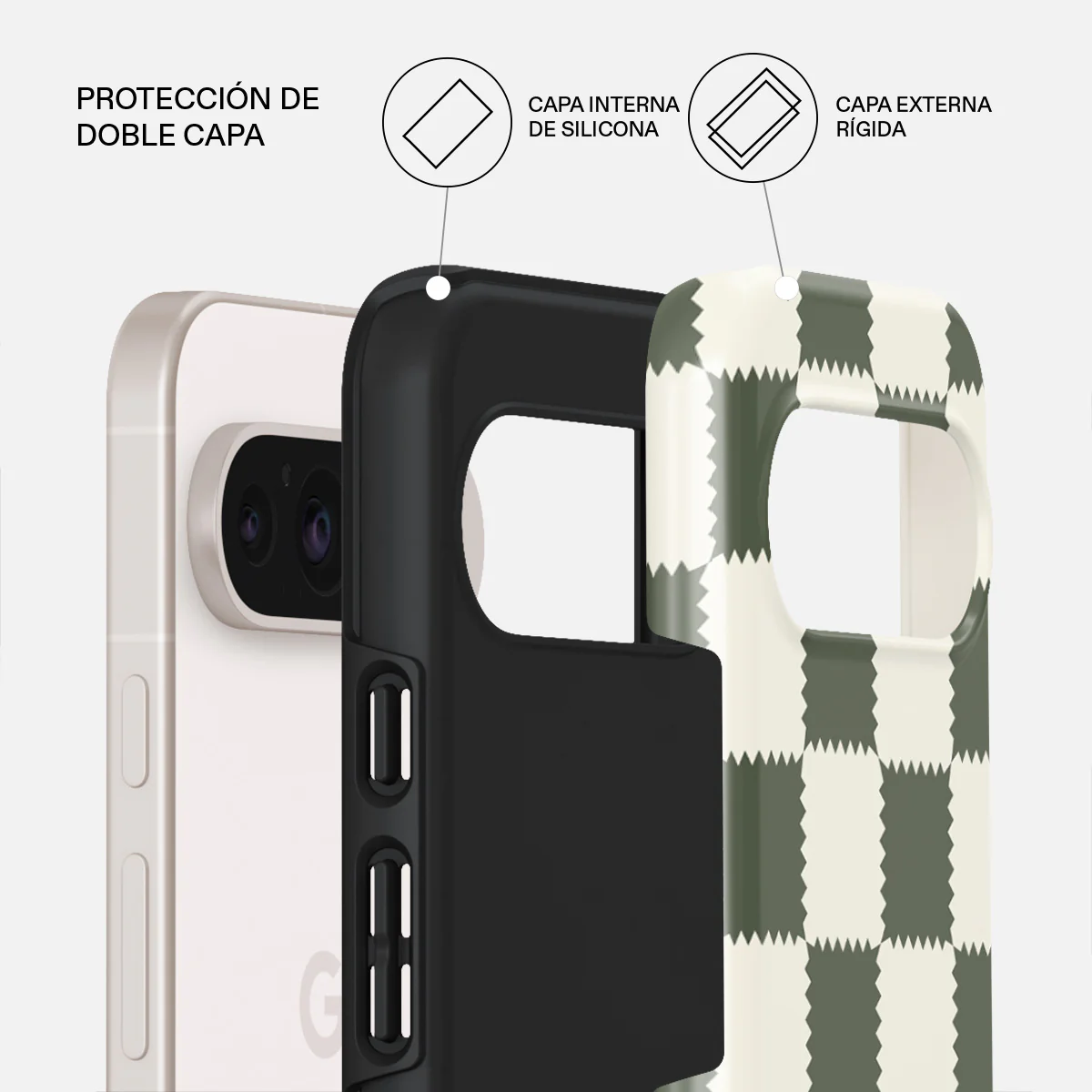 Retro Grid - Google Pixel 10 Funda - Image 2