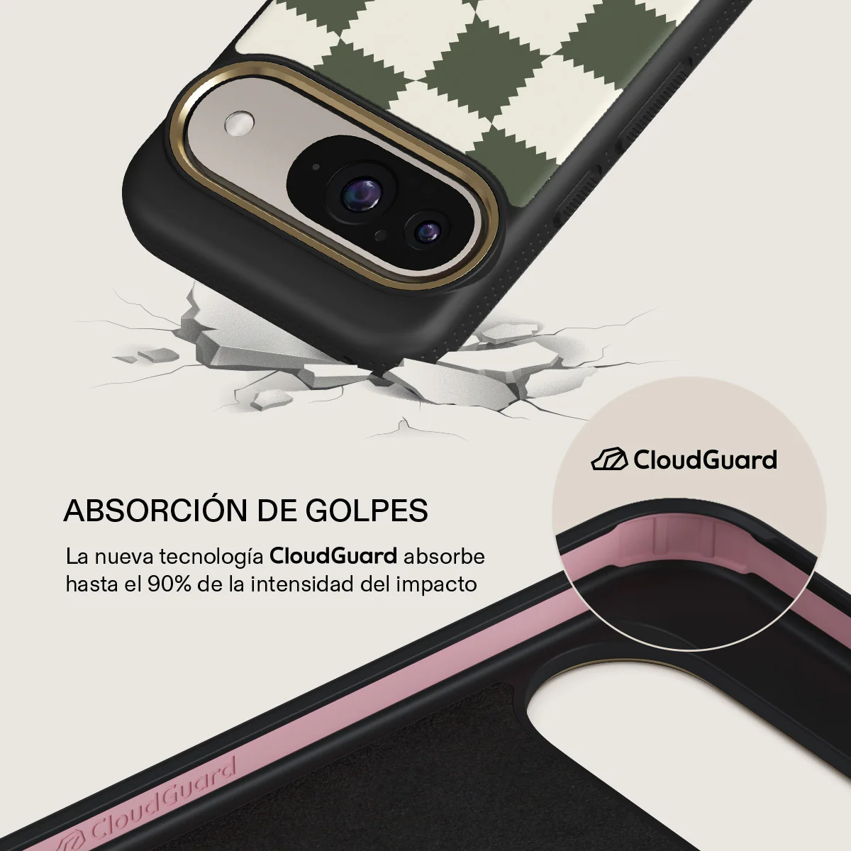 Retro Grid - Google Pixel 10 Pro XL Funda - Image 7