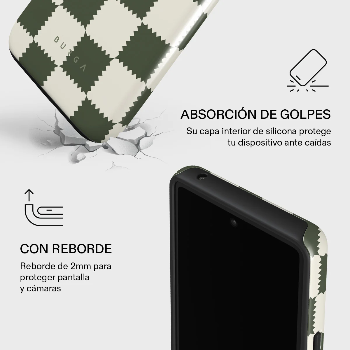 Retro Grid - Google Pixel 7 Pro Funda - Image 4