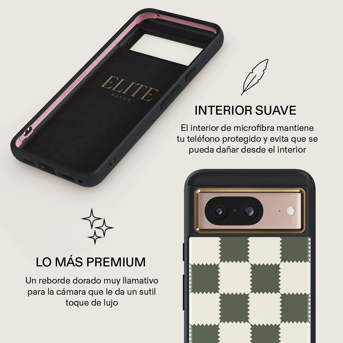 Retro Grid - Google Pixel 8 Funda - Image 10