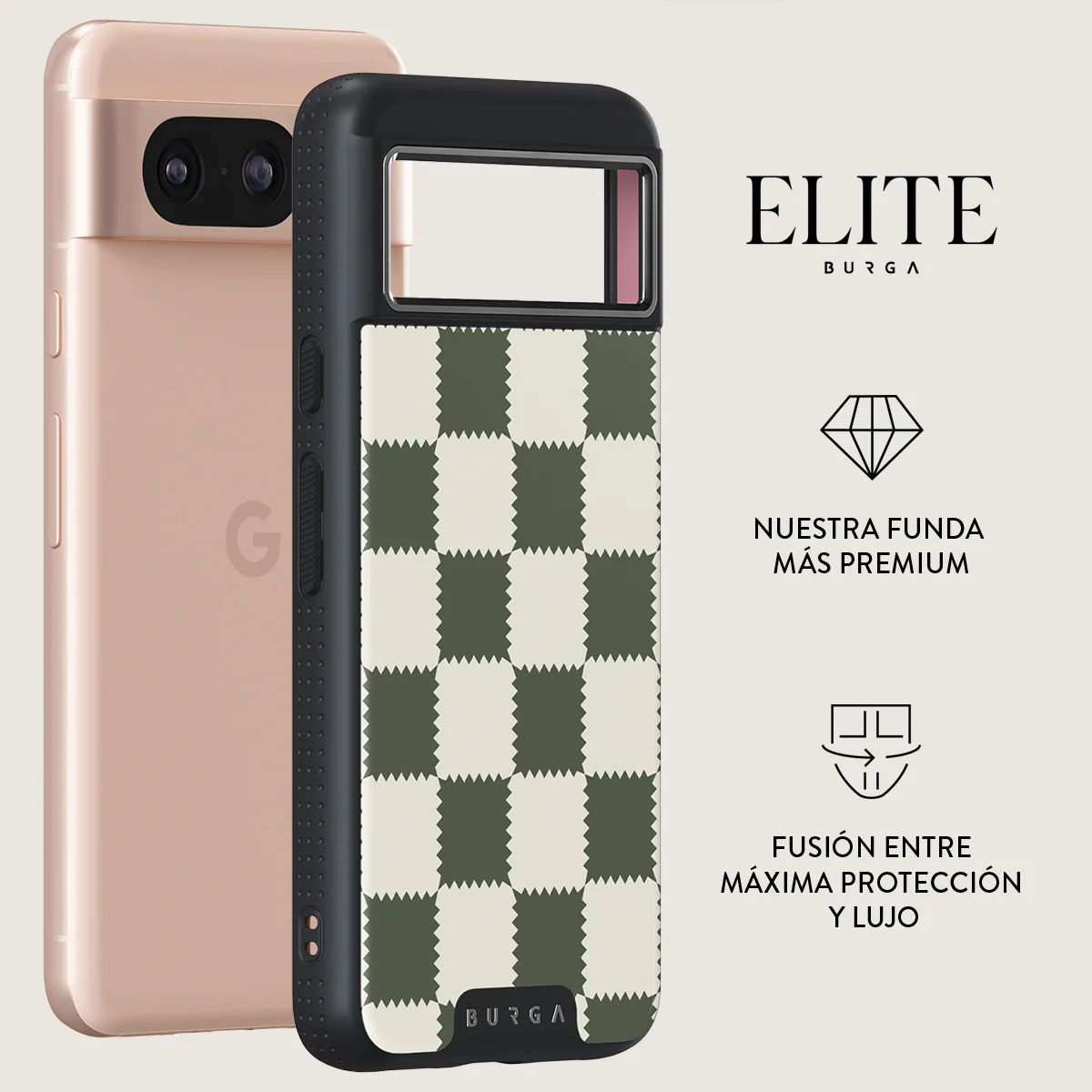 Retro Grid - Google Pixel 8 Funda - Image 13