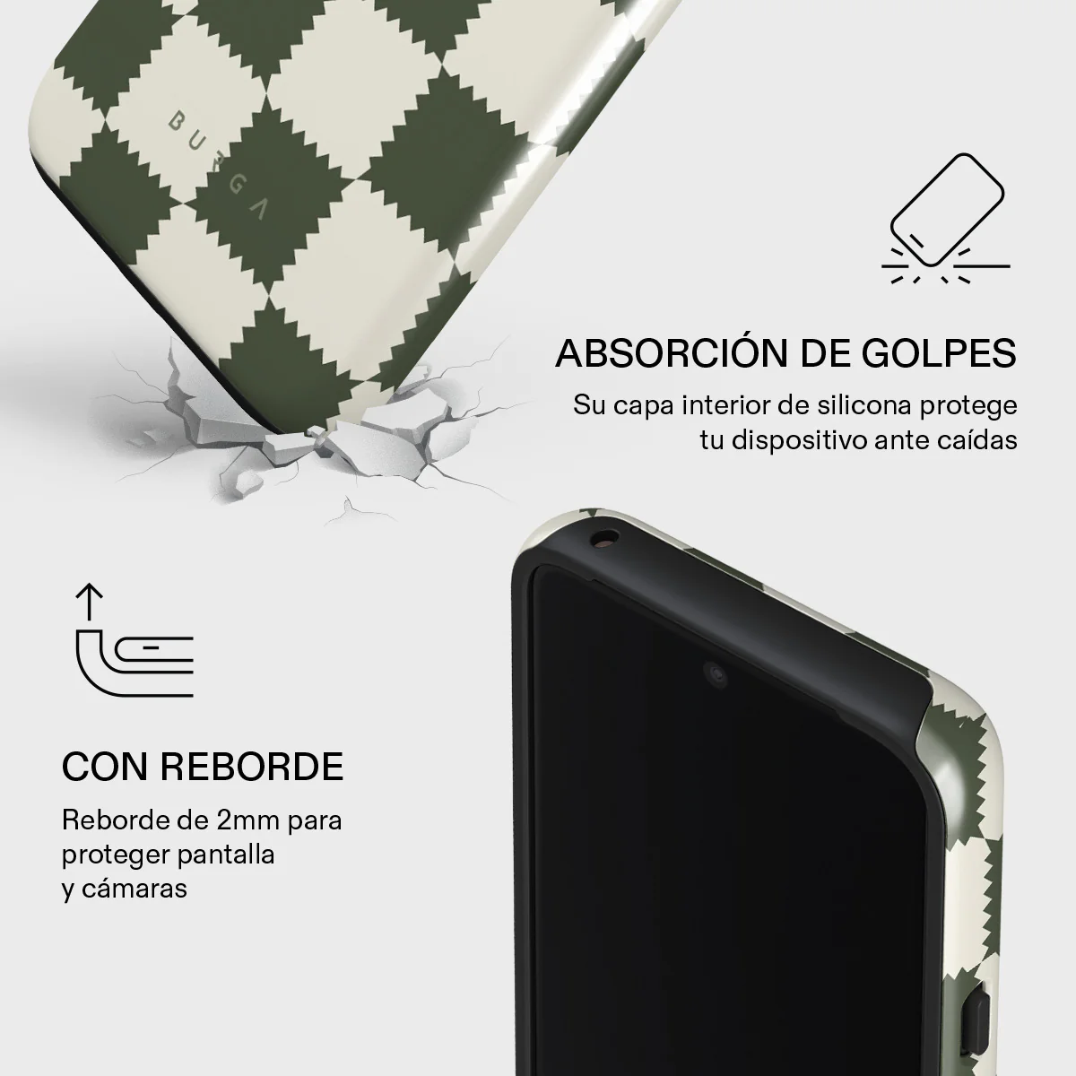 Retro Grid - Google Pixel 8 Funda - Image 4