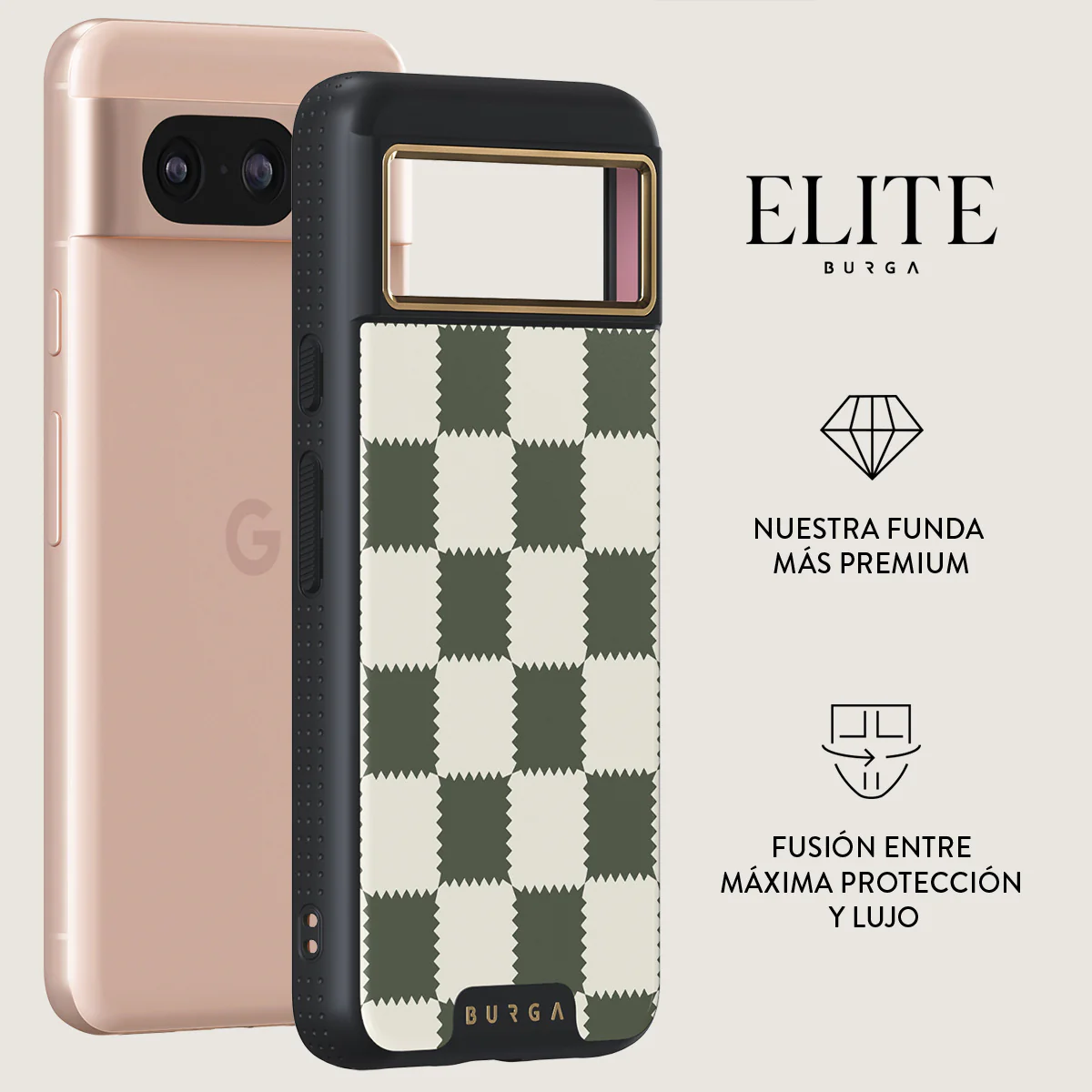 Retro Grid - Google Pixel 8 Funda - Image 6