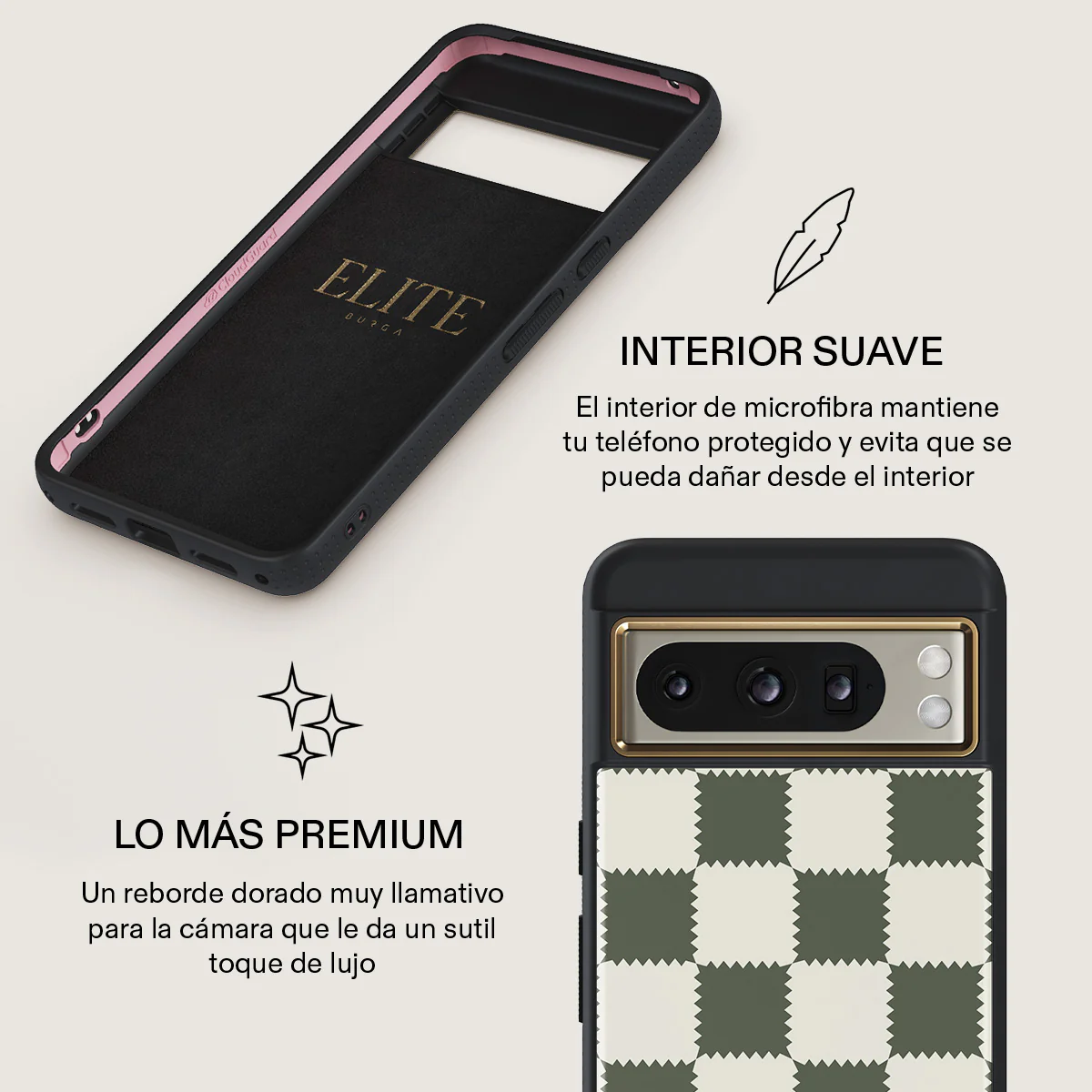 Retro Grid - Google Pixel 8 Pro Funda - Image 10