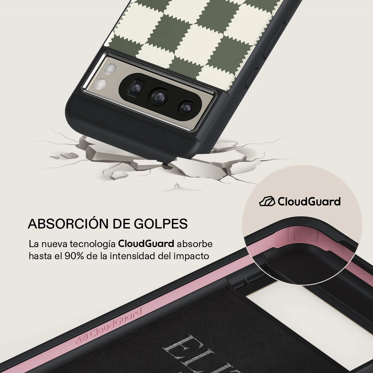 Retro Grid - Google Pixel 8 Pro Funda - Image 14