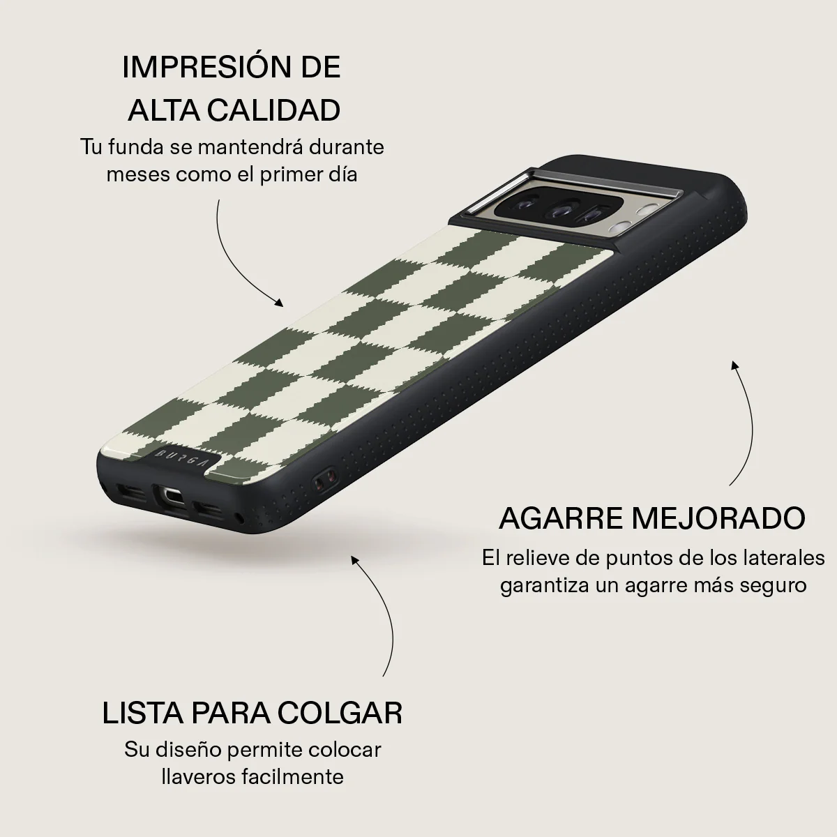 Retro Grid - Google Pixel 8 Pro Funda - Image 16