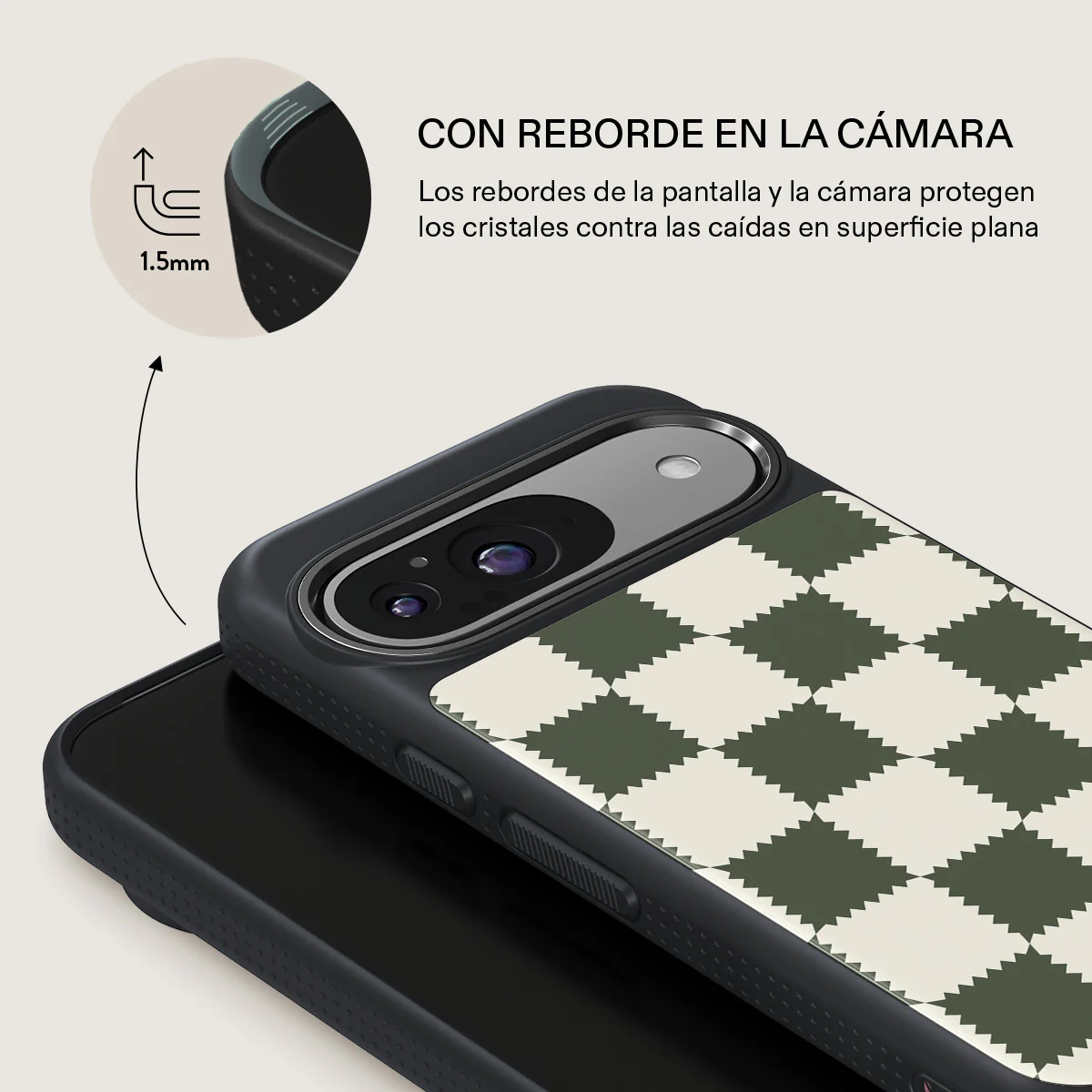 Retro Grid - Google Pixel 9 Funda - Image 15